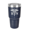 RN Caduceus Nursing - Laser Engraved Stainless Steel Drinkware - 1275 -