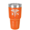 RN Caduceus Nursing - Laser Engraved Stainless Steel Drinkware - 1275 -