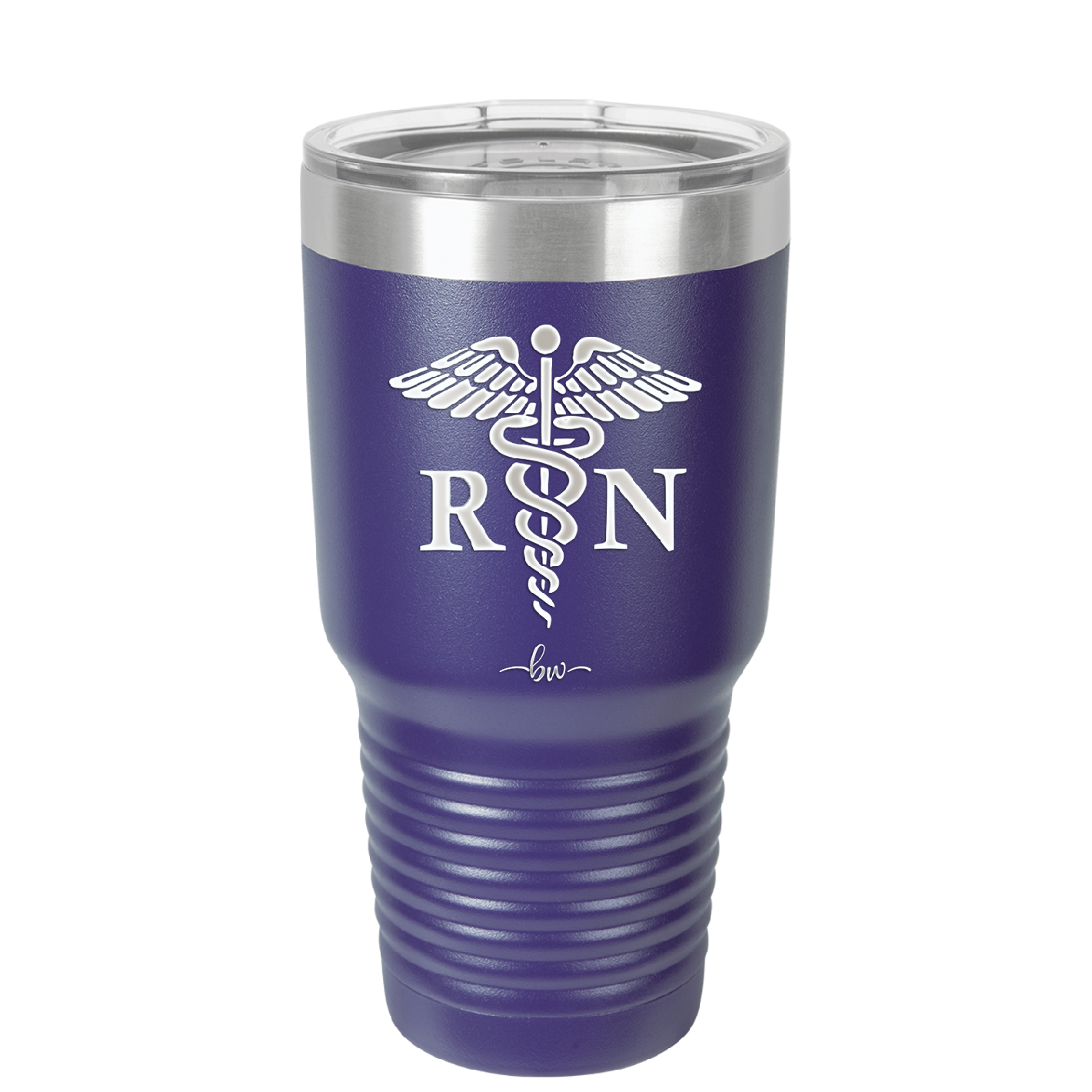 RN Caduceus Nursing - Laser Engraved Stainless Steel Drinkware - 1275 -