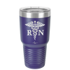 RN Caduceus Nursing - Laser Engraved Stainless Steel Drinkware - 1275 -