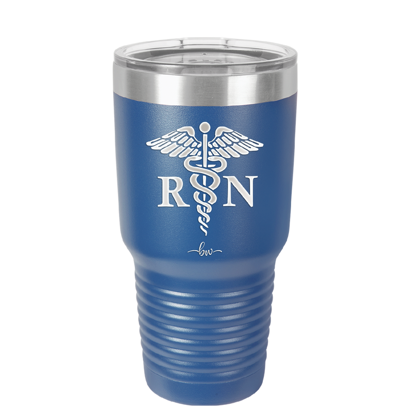 RN Caduceus Nursing - Laser Engraved Stainless Steel Drinkware - 1275 -