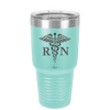 RN Caduceus Nursing - Laser Engraved Stainless Steel Drinkware - 1275 -