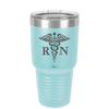 RN Caduceus Nursing - Laser Engraved Stainless Steel Drinkware - 1275 -