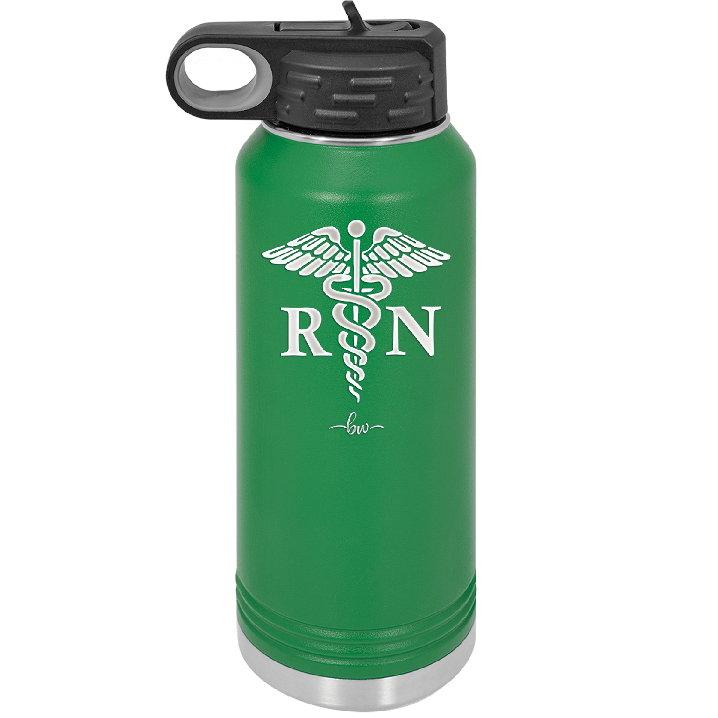 RN Caduceus Nursing - Laser Engraved Stainless Steel Drinkware - 1275 -