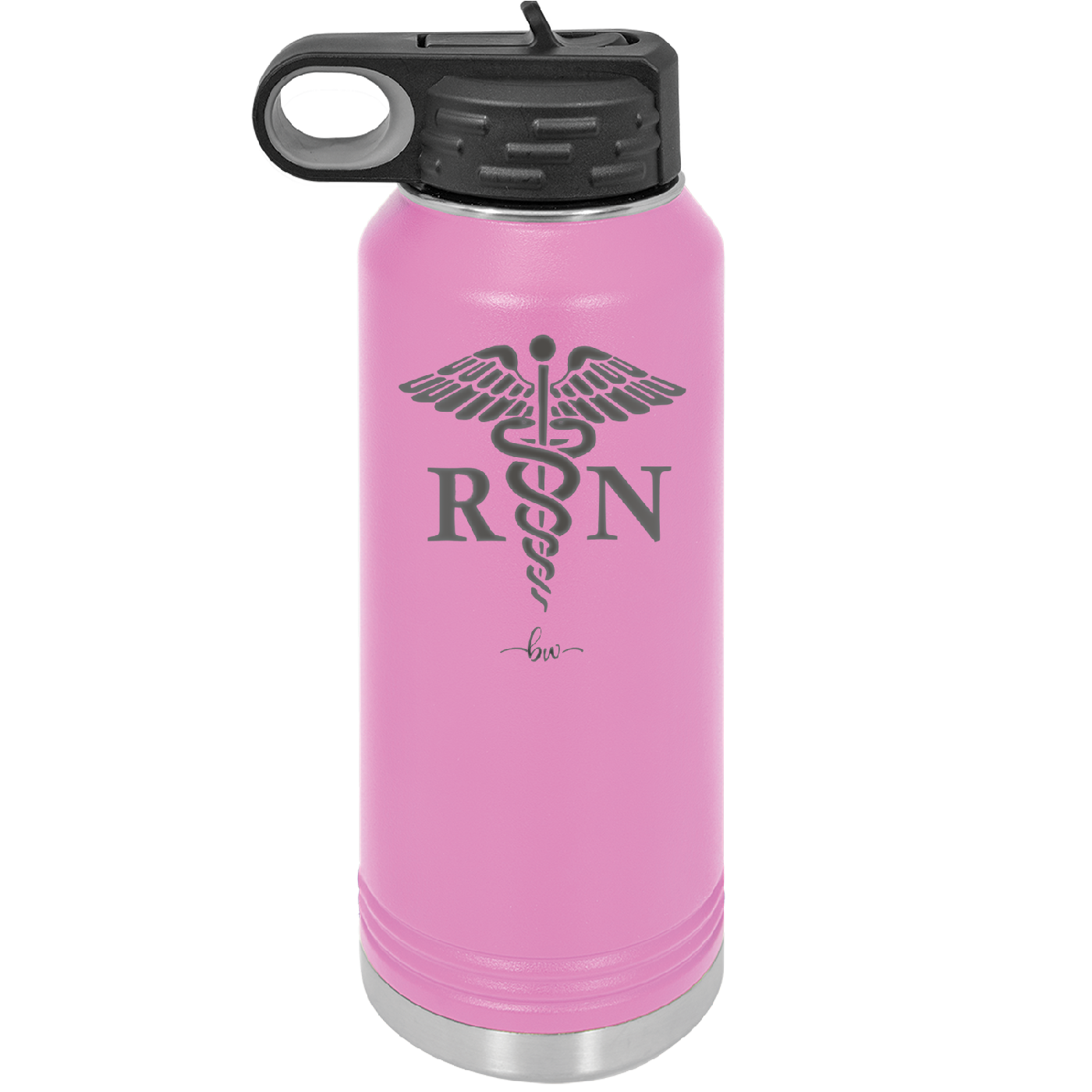 RN Caduceus Nursing - Laser Engraved Stainless Steel Drinkware - 1275 -