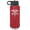 RN Caduceus Nursing - Laser Engraved Stainless Steel Drinkware - 1275 -