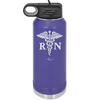 RN Caduceus Nursing - Laser Engraved Stainless Steel Drinkware - 1275 -