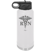 RN Caduceus Nursing - Laser Engraved Stainless Steel Drinkware - 1275 -