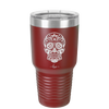 Sugar Skull - Laser Engraved Stainless Steel Drinkware - 1278 -