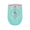 It's 420 Somewhere with Clock - Laser Engraved Stainless Steel Drinkware - 1282 -