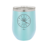 It's 420 Somewhere with Clock - Laser Engraved Stainless Steel Drinkware - 1282 -