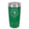It's 420 Somewhere with Clock - Laser Engraved Stainless Steel Drinkware - 1282 -