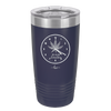 It's 420 Somewhere with Clock - Laser Engraved Stainless Steel Drinkware - 1282 -