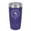 It's 420 Somewhere with Clock - Laser Engraved Stainless Steel Drinkware - 1282 -