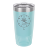 It's 420 Somewhere with Clock - Laser Engraved Stainless Steel Drinkware - 1282 -