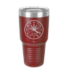 It's 420 Somewhere with Clock - Laser Engraved Stainless Steel Drinkware - 1282 -