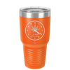 It's 420 Somewhere with Clock - Laser Engraved Stainless Steel Drinkware - 1282 -