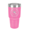 It's 420 Somewhere with Clock - Laser Engraved Stainless Steel Drinkware - 1282 -