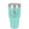 It's 420 Somewhere with Clock - Laser Engraved Stainless Steel Drinkware - 1282 -