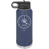It's 420 Somewhere with Clock - Laser Engraved Stainless Steel Drinkware - 1282 -