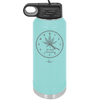 It's 420 Somewhere with Clock - Laser Engraved Stainless Steel Drinkware - 1282 -
