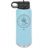 It's 420 Somewhere with Clock - Laser Engraved Stainless Steel Drinkware - 1282 -