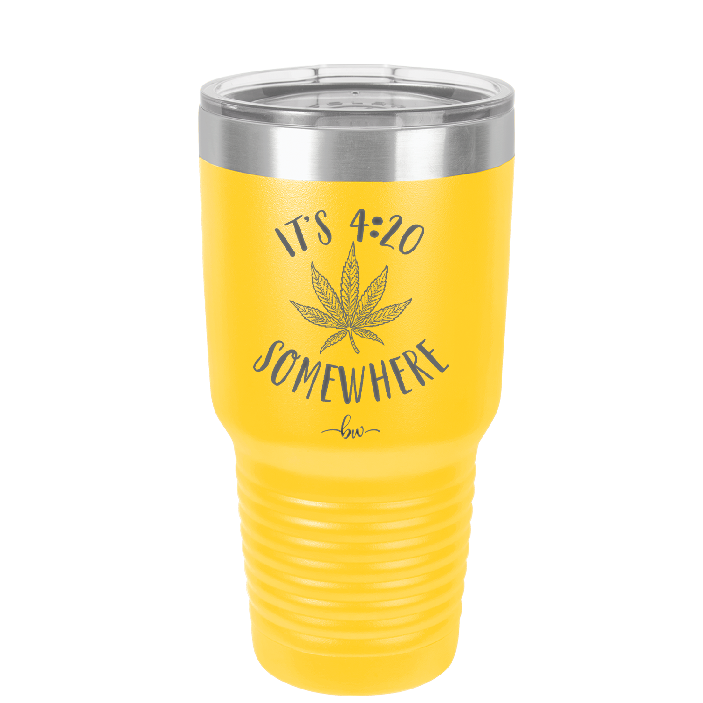 It's 420 Somewhere - Laser Engraved Stainless Steel Drinkware - 1283 -