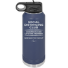 Social Distancing Club - Laser Engraved Stainless Steel Drinkware - 1285 -