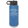 Social Distancing Club - Laser Engraved Stainless Steel Drinkware - 1285 -
