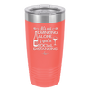 It's Not Drinking Alone if You're Social Distancing - Laser Engraved Stainless Steel Drinkware - 1291 -