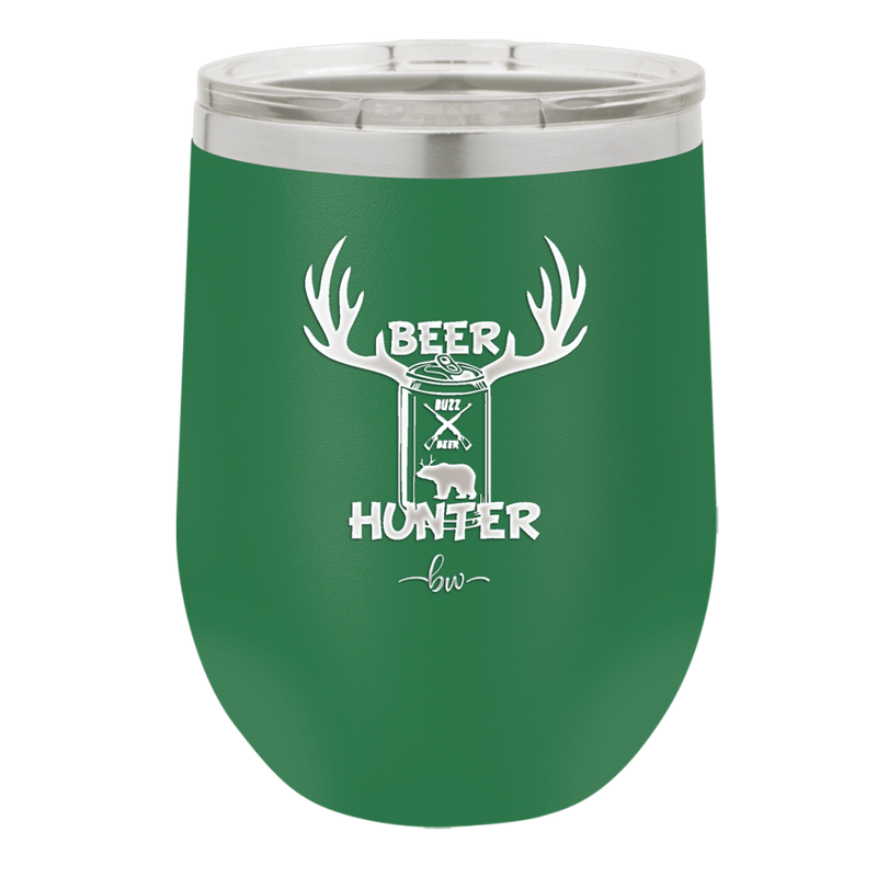 Beer Hunter - Laser Engraved Stainless Steel Drinkware - 1297 -