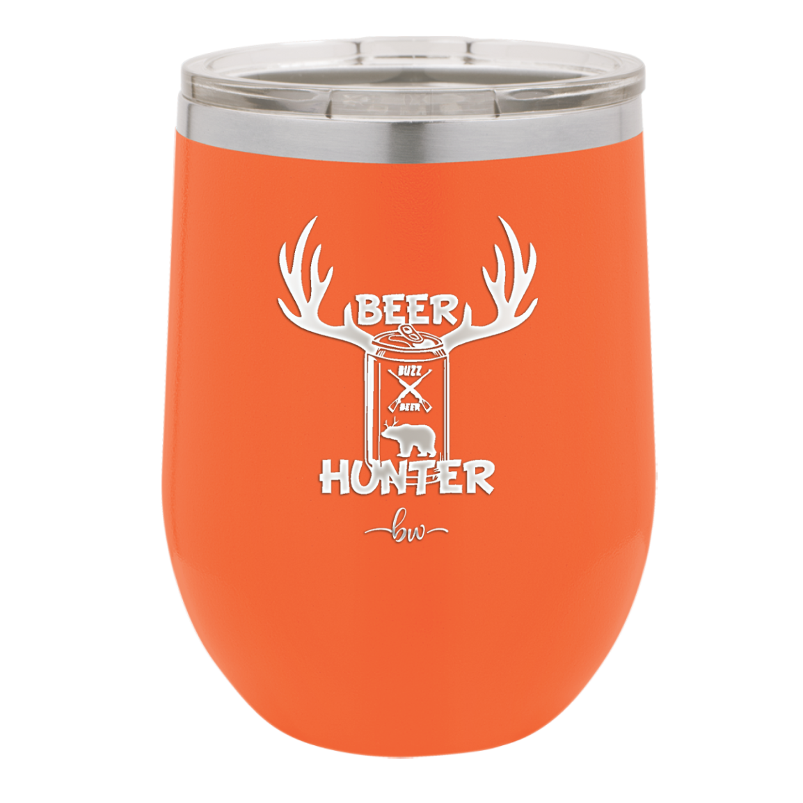 Beer Hunter - Laser Engraved Stainless Steel Drinkware - 1297 -