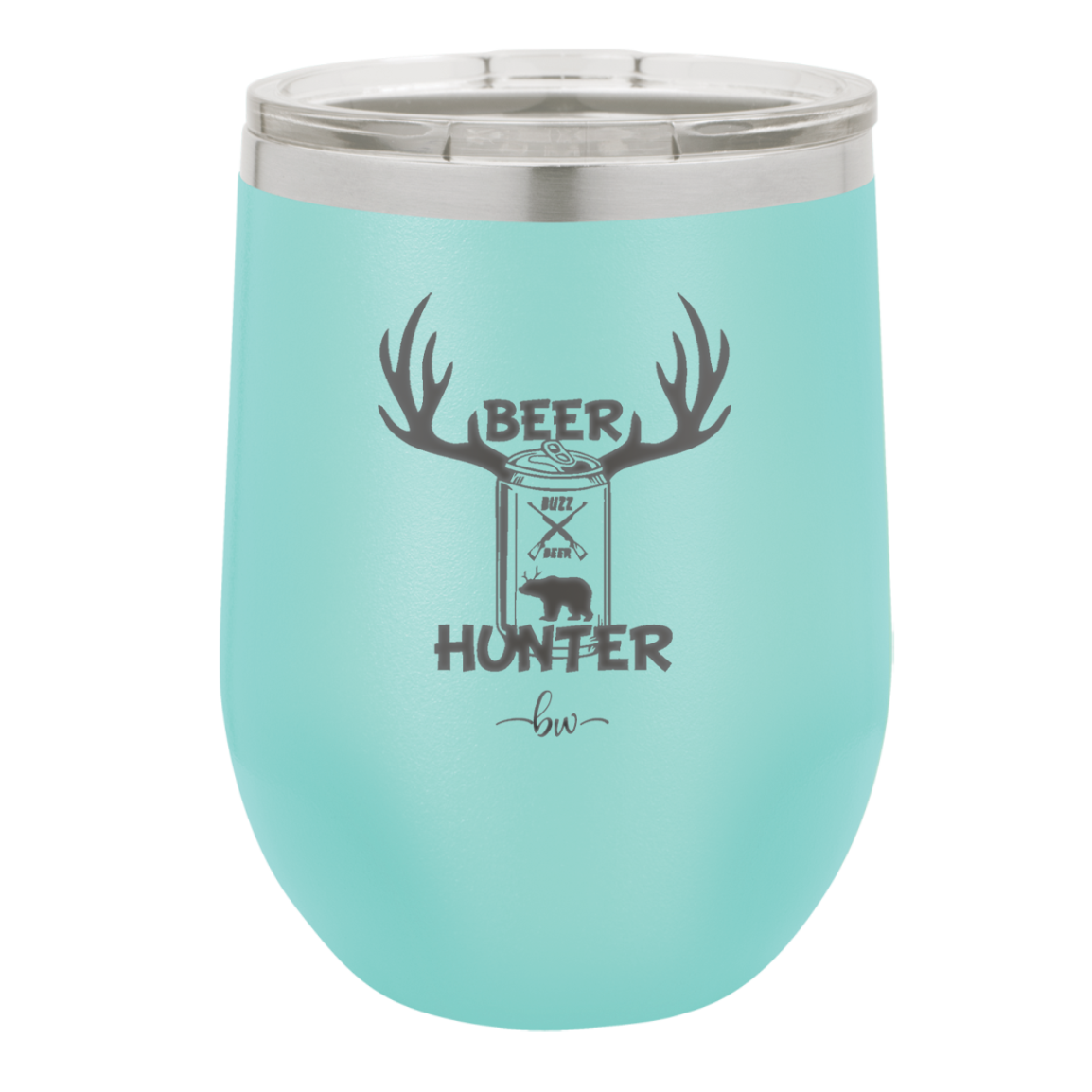 Beer Hunter - Laser Engraved Stainless Steel Drinkware - 1297 -