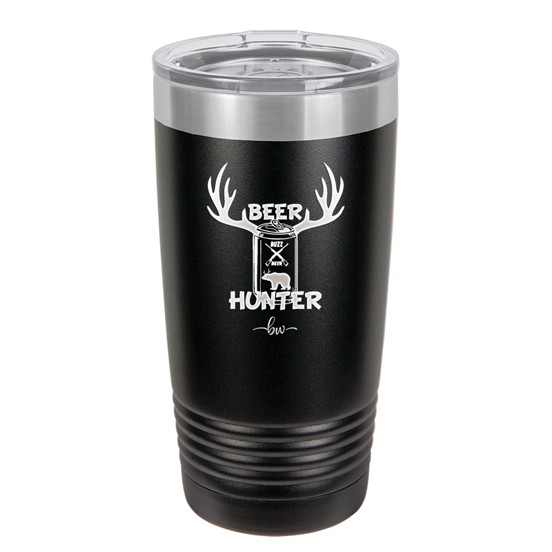 Beer Hunter - Laser Engraved Stainless Steel Drinkware - 1297 -