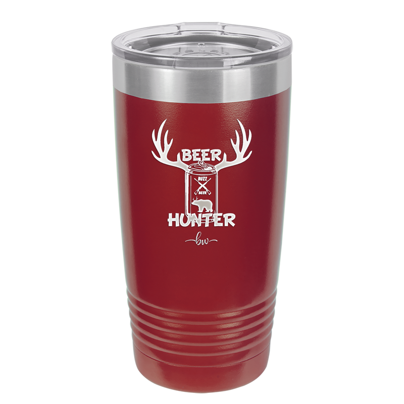 Beer Hunter - Laser Engraved Stainless Steel Drinkware - 1297 -