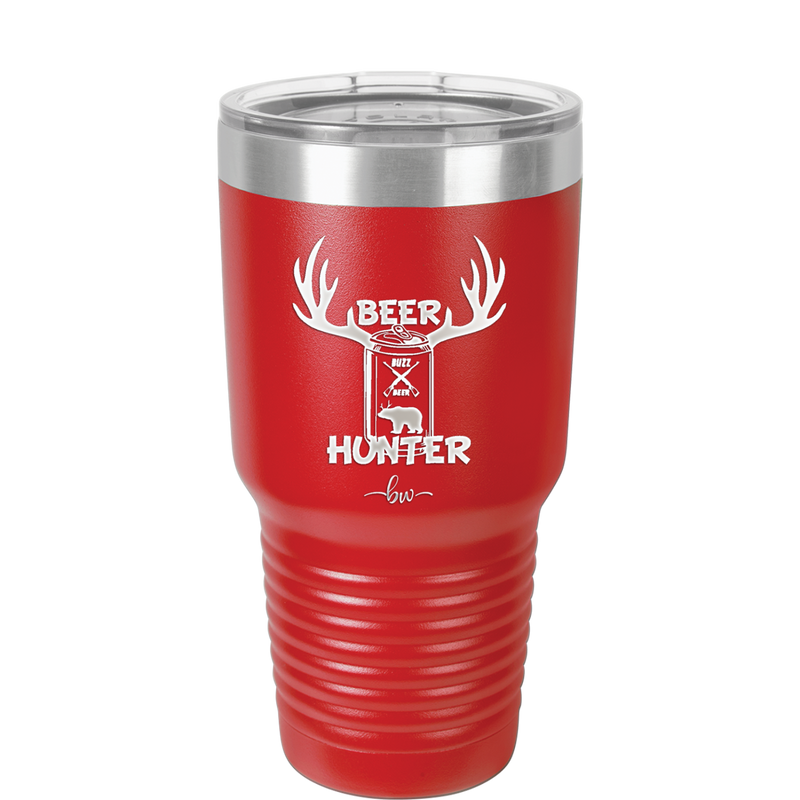 Beer Hunter - Laser Engraved Stainless Steel Drinkware - 1297 -