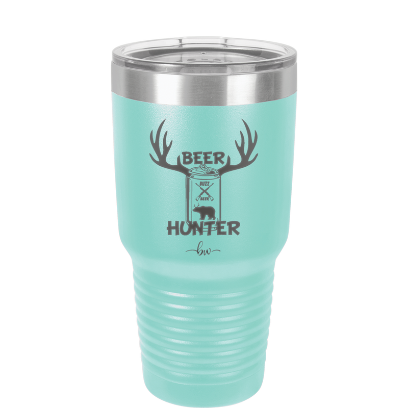 Beer Hunter - Laser Engraved Stainless Steel Drinkware - 1297 -