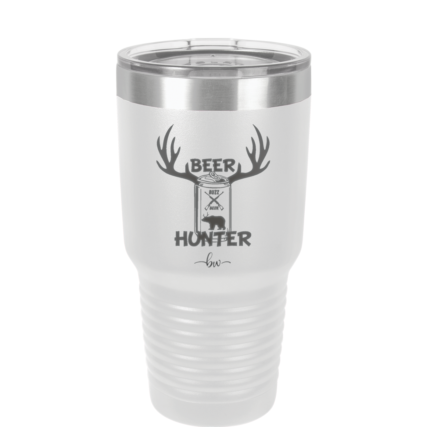 Beer Hunter - Laser Engraved Stainless Steel Drinkware - 1297 -