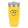Blessed Mimi Half Wreath - Laser Engraved Stainless Steel Drinkware - 1298 -