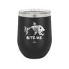 Bite Me Fish Bone - Laser Engraved Stainless Steel Drinkware - 1299 -
