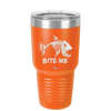 Bite Me Fish Bone - Laser Engraved Stainless Steel Drinkware - 1299 -