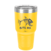 Bite Me Fish Bone - Laser Engraved Stainless Steel Drinkware - 1299 -