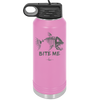 Bite Me Fish Bone - Laser Engraved Stainless Steel Drinkware - 1299 -