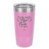 Fresh Outta Flying Fucks to Give - Laser Engraved Stainless Steel Drinkware - 1322 -