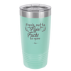 Fresh Outta Flying Fucks to Give - Laser Engraved Stainless Steel Drinkware - 1322 -