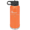 Dance Like Nobody's Watching - Laser Engraved Stainless Steel Drinkware - 1324 -