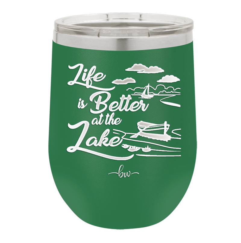 Life is Better on the Lake - Laser Engraved Stainless Steel Drinkware - 1332 -