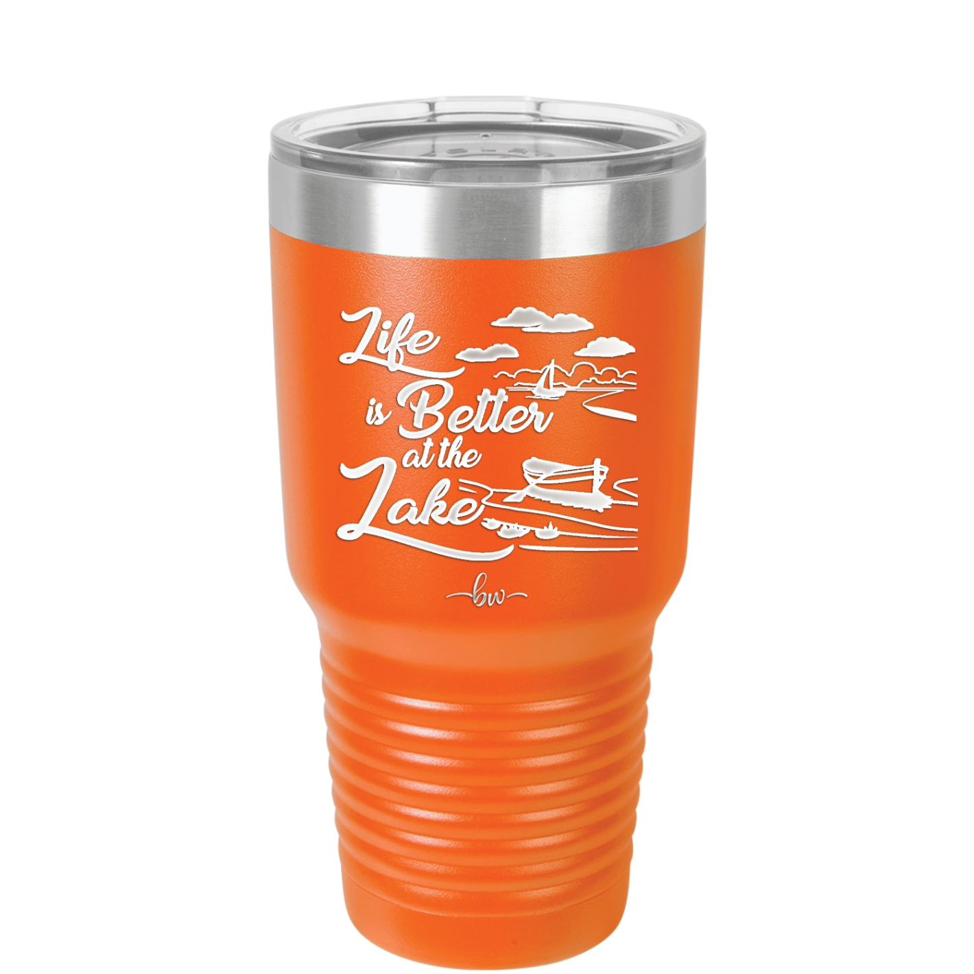 Life is Better on the Lake - Laser Engraved Stainless Steel Drinkware - 1332 -