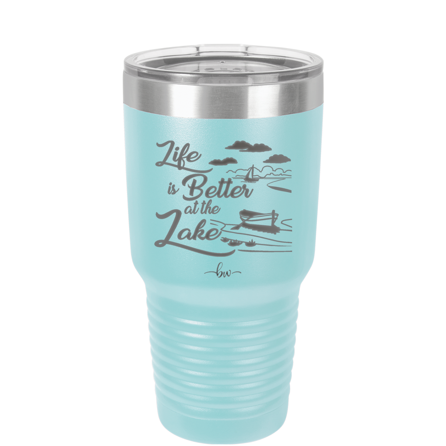 Life is Better on the Lake - Laser Engraved Stainless Steel Drinkware - 1332 -