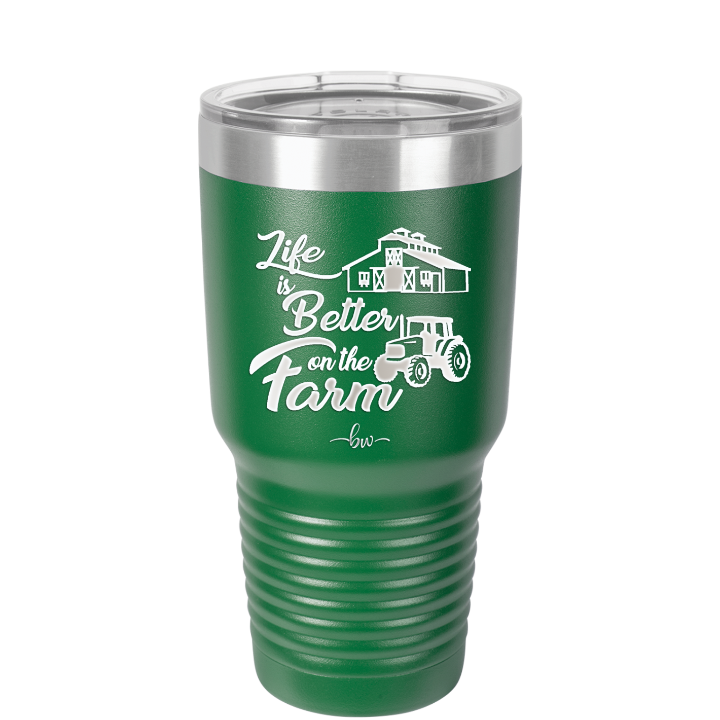 Life is Better on the Farm - Laser Engraved Stainless Steel Drinkware - 1333 -
